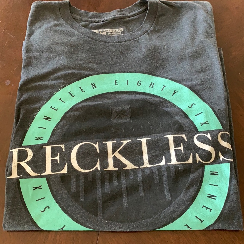 Men’s XL Young & Reckless 1986 Reckless tee